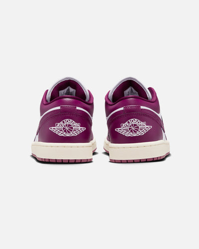 Jordan Women's Air Jordan 1 Low "Fireberry" White/Bordeaux
